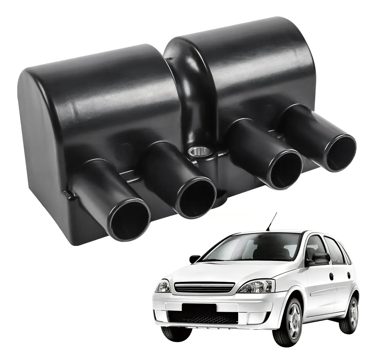 Bobina de Ignição Corsa 1.0, 1.4 e 1.6 MPFI 8V/16V 4 Pinos