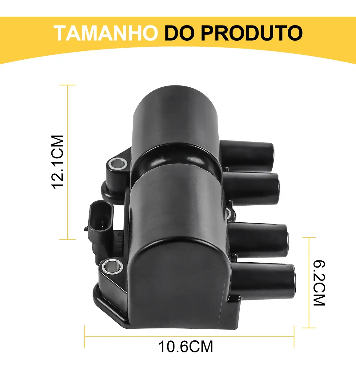 Bobina de Ignição Corsa 1.0, 1.4 e 1.6 MPFI 8V/16V 4 Pinos