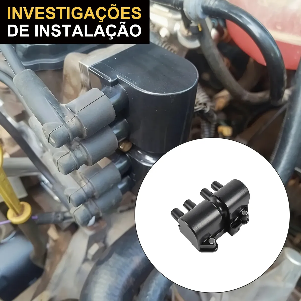 Bobina de Ignição Corsa 1.0, 1.4 e 1.6 MPFI 8V/16V 4 Pinos