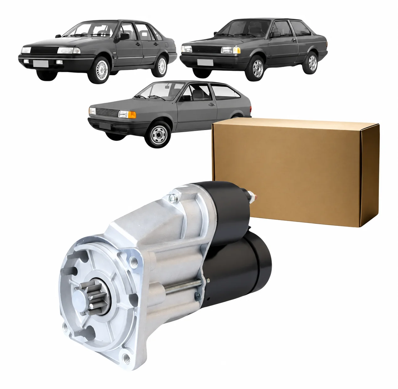 Motor de Partida Arranque Gol Parati Santana AP 1.6 1.8 2.0