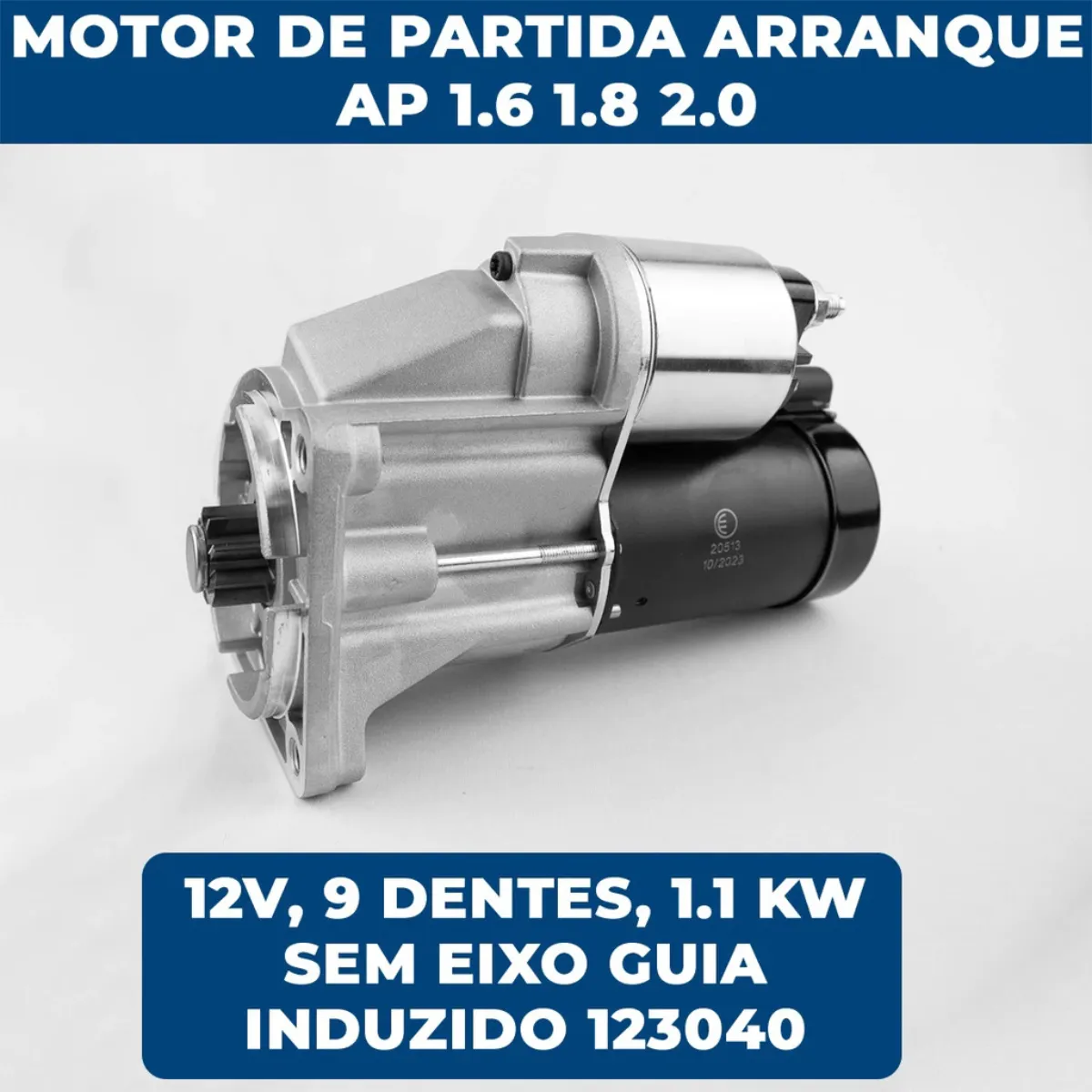 Motor de Partida Arranque Gol Parati Santana AP 1.6 1.8 2.0